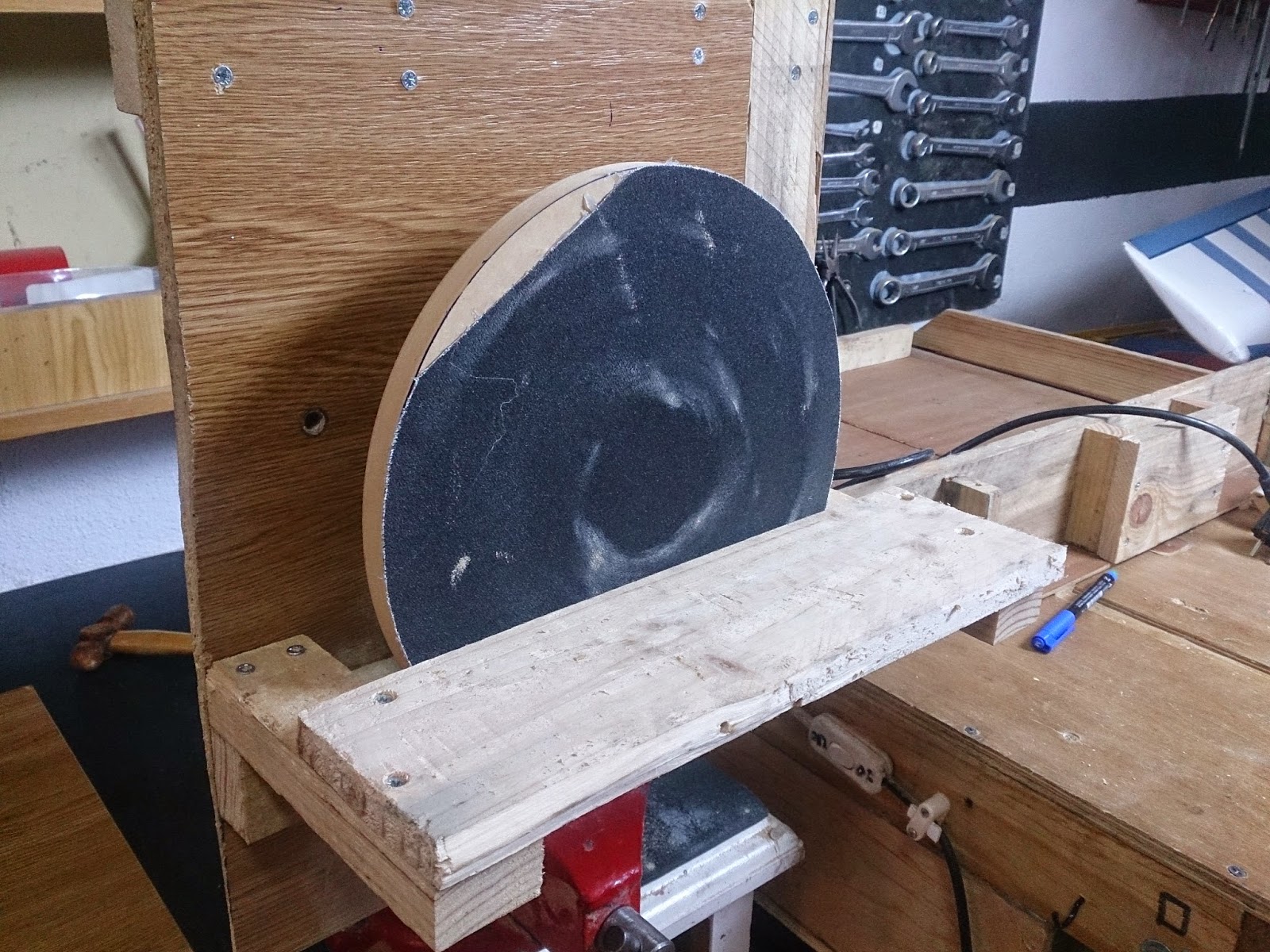 madeathomestuff Homemade disc sander